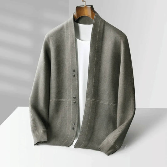 Men's Knit Cardigan for Smart Casual Wear