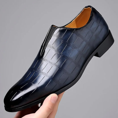 Men's Classic Patterned Dress Shoes for Formal Events