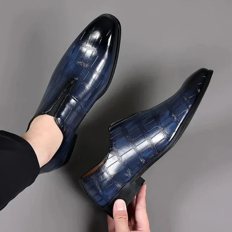 Men's Classic Patterned Dress Shoes for Formal Events