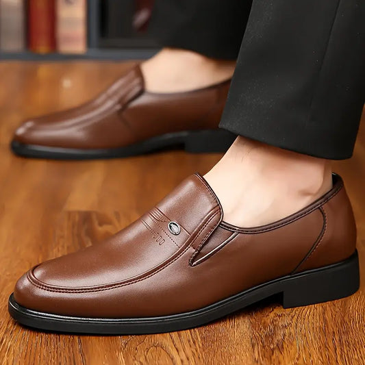 Men’s Classic Penny Loafers – Sleek Slip-On Dress Shoes for Any Occasion