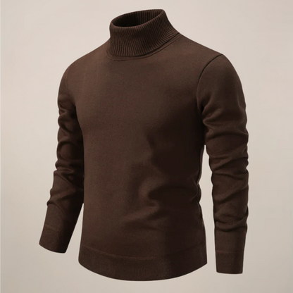 Men’s Classic Turtleneck Knit for Smart Casual Style