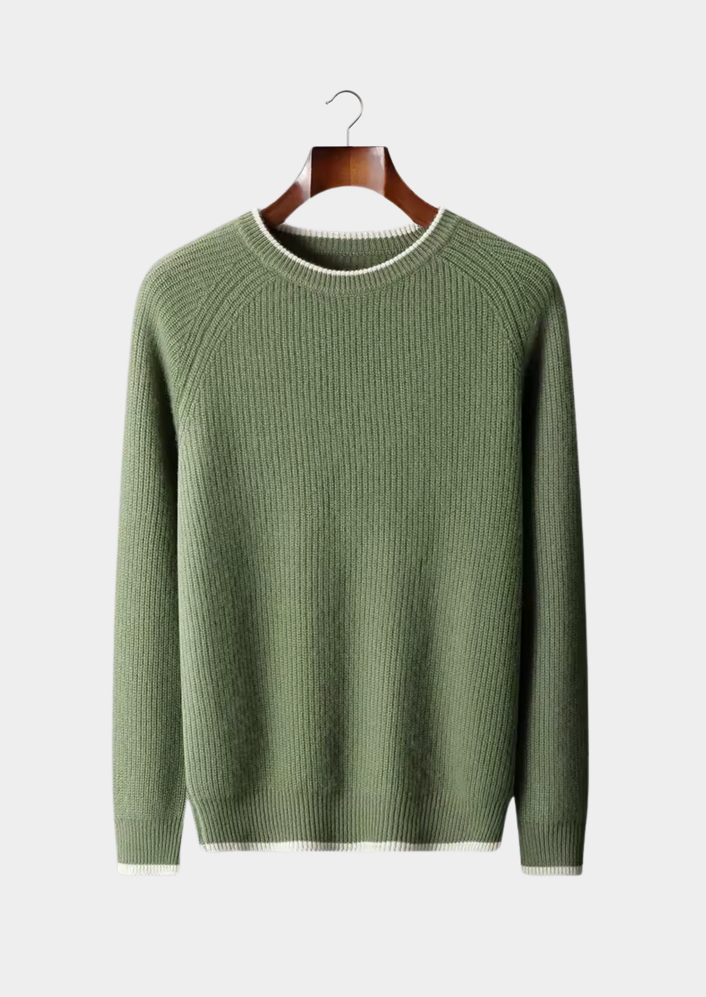 Men's Knitted Crew Neck Sweater for Year-Round Style