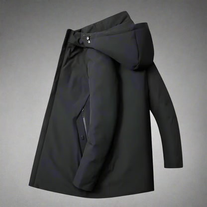 Men’s Hooded Winter Jacket - Stylish Insulated Outerwear