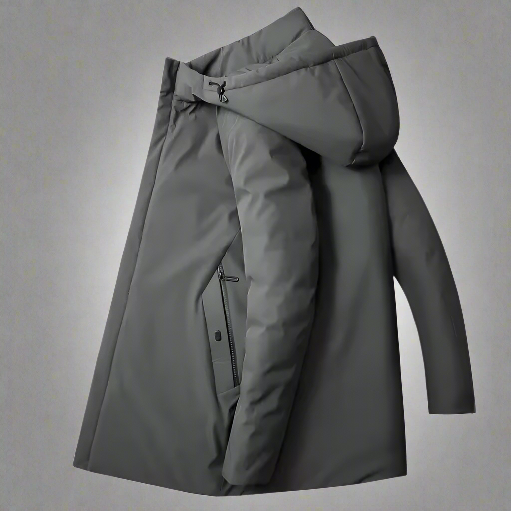 Men’s Hooded Winter Jacket - Stylish Insulated Outerwear