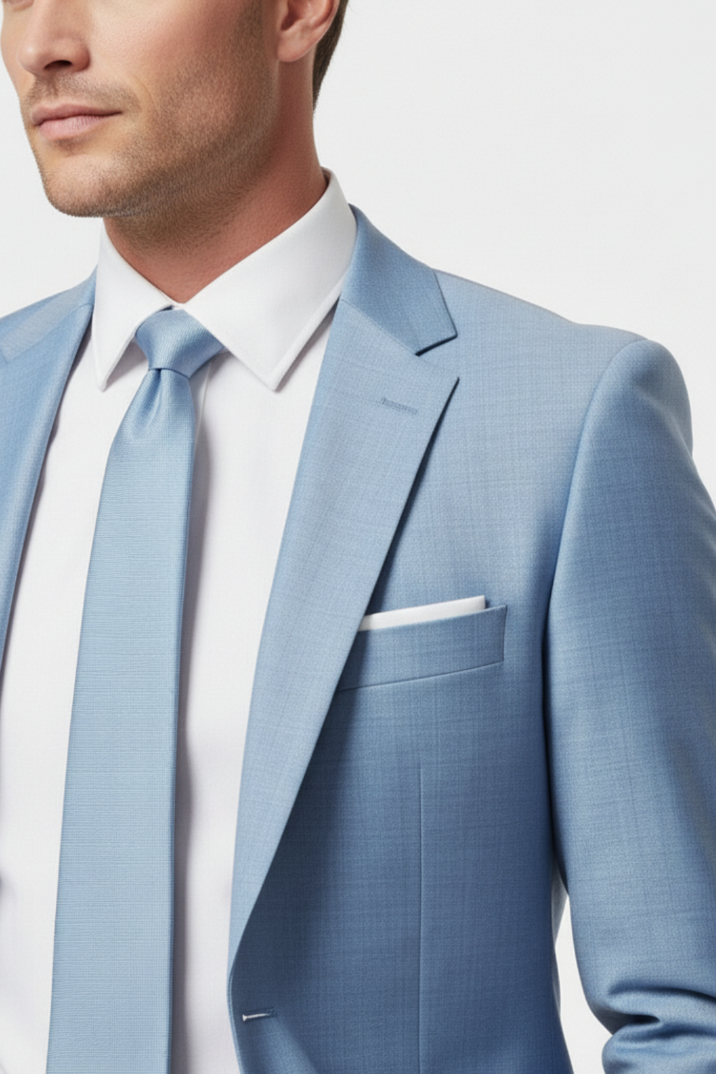 Men's Slim Fit Summer Suit - Stylish Two-Piece Set