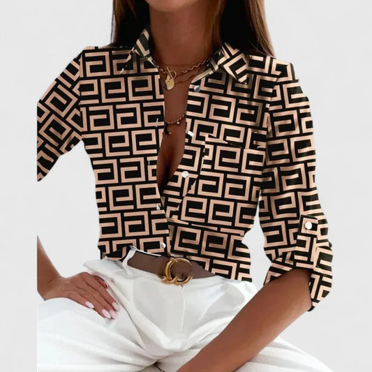 Lisette | Chic Long Sleeve Blouse for Any Occasion