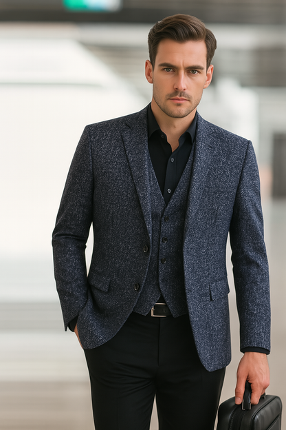 Spring Slim Fit Men's Blazer - Effortless Style for Any Occasion
