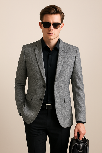 Spring Slim Fit Men's Blazer - Effortless Style for Any Occasion
