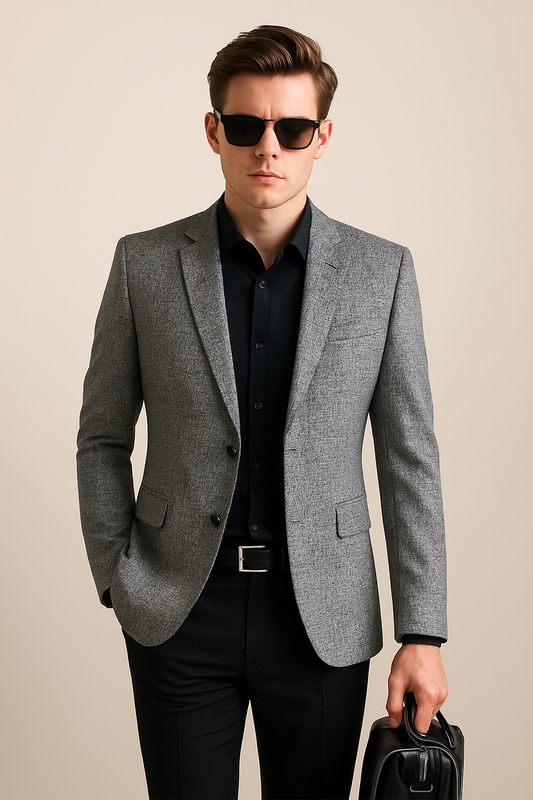 Spring Slim Fit Men's Blazer - Effortless Style for Any Occasion