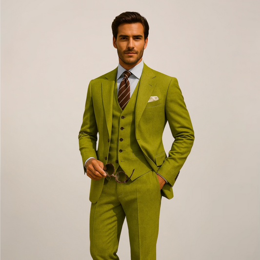 Three-Piece Men’s Suit – Sophisticated Style for Formal Events