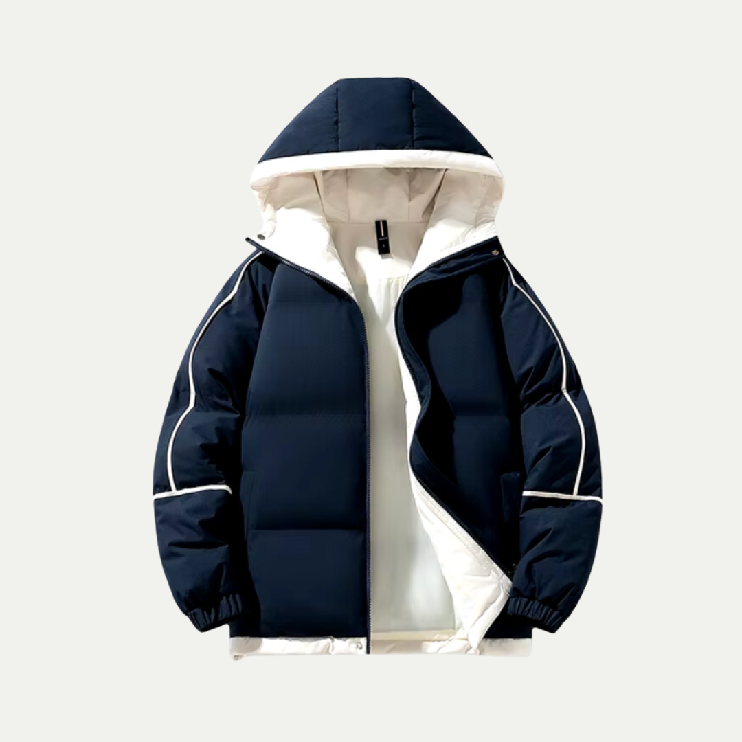 Unisex Hooded Puffer Parka – Insulated Winter Wear