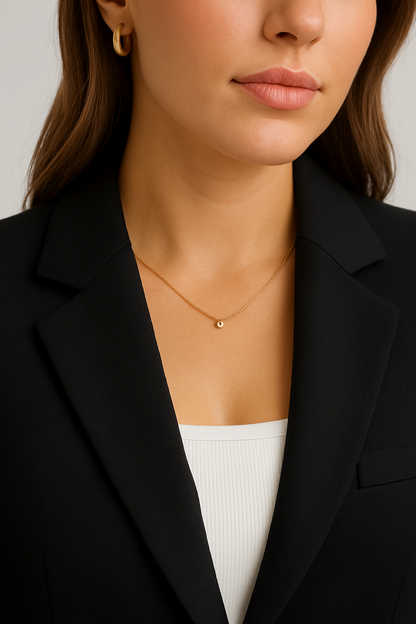 Chic Black Blazer for Women - Sleek Fit for Work or Events